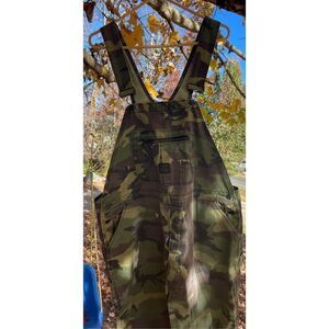 Camo Pointer Vintage Hiphop distressed Camouflage Overalls Pointer Brand Overval